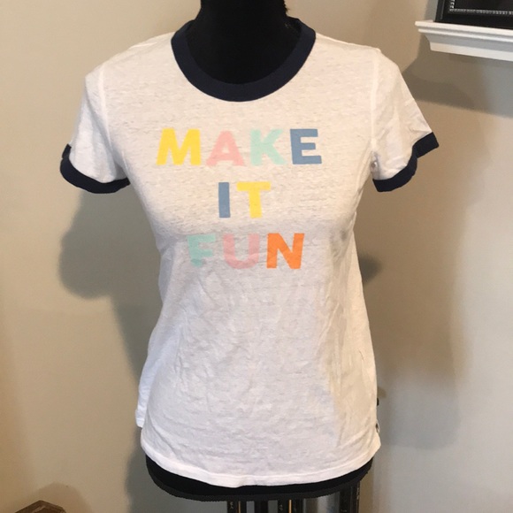 Old Navy Tops - ◾️4/$12 - “Make it fun” tee